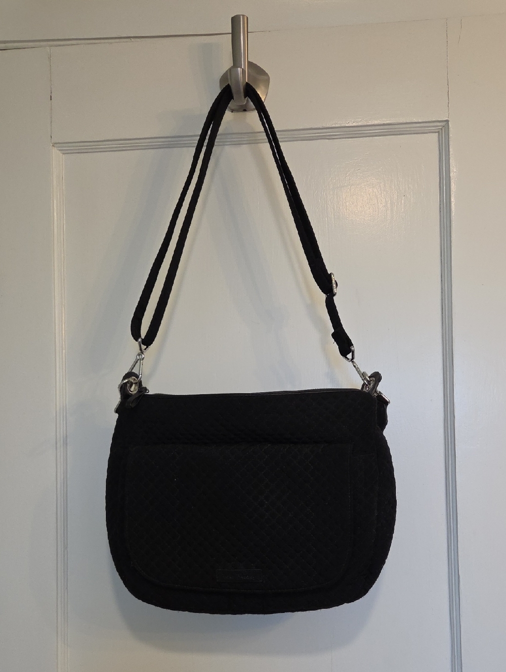Vera Bradley Quilted Black Crossbody Shoulder Bag